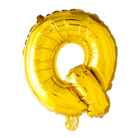 Folieballon  - Guld 40 cm. 1 stk. Q